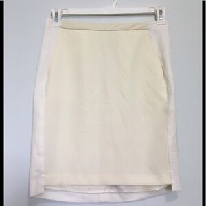 J. Brand Bone Linen Pencil Skirt 2